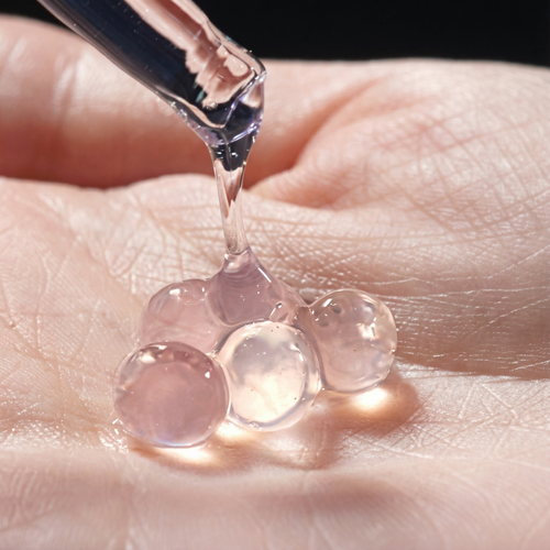 Salmon DNA Orb Serum. The Serum That Changes Form The Moment You Touch It