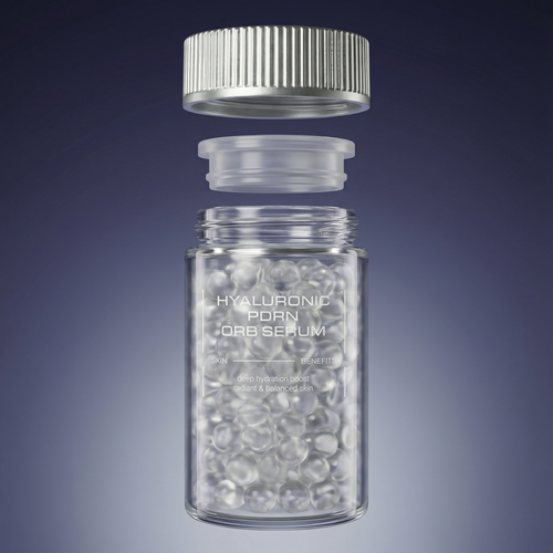 Salmon DNA Orb Serum. The Serum That Changes Form The Moment You Touch It